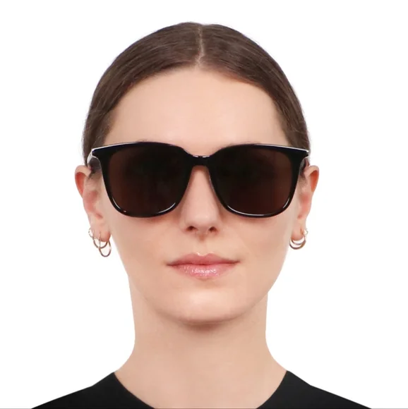 NEW SAINT LAURENT SL317 001 BLACK WOMEN ROUND SUNGLASSES NEW SAINT LAURENT SL317 001 BLACK WOMEN ROUND SUNGLASSES  main image 3